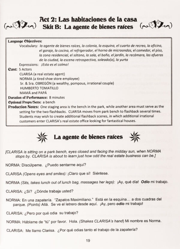 Sample Page from Comedias Cortas
