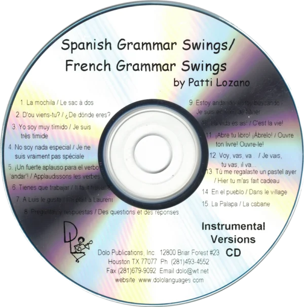 Spanish Grammar Swings! - Instrumental CD